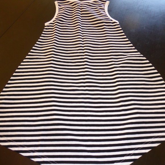 Kid Cuteture Girl Size 6 Sylvia 2-Piece Outfit Set Black White Stripe & Splash - Picture 6 of 9